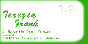 terezia frank business card